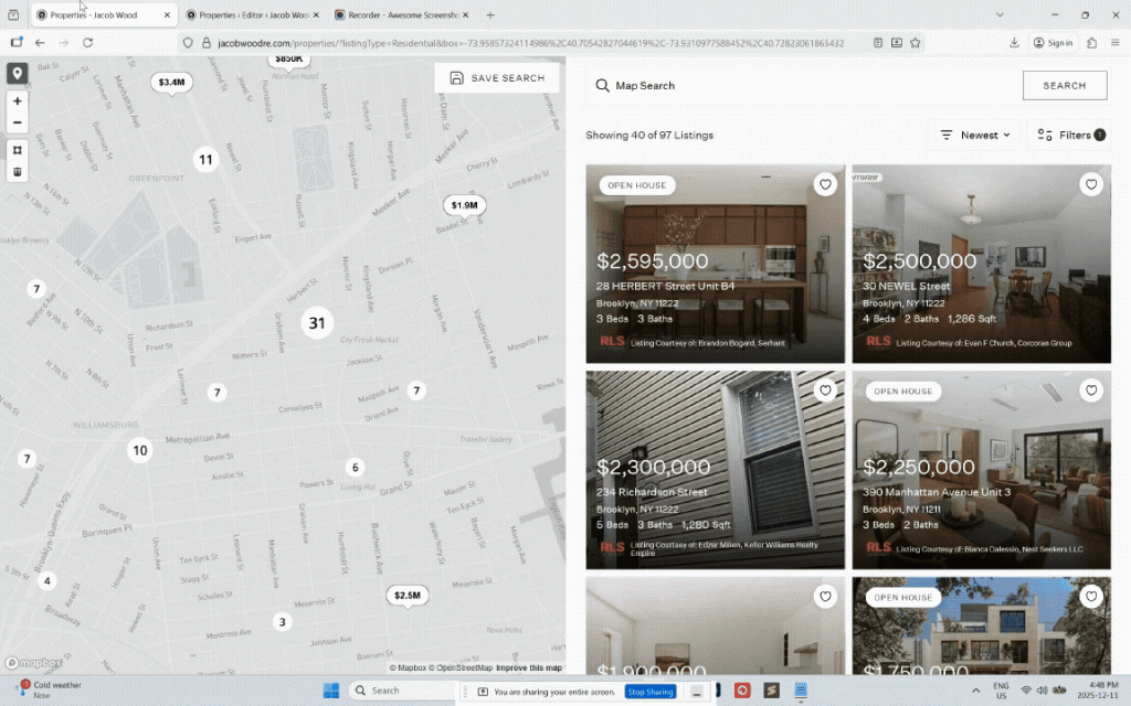 New Map Search Style in AF IDX - AgentFire Updates